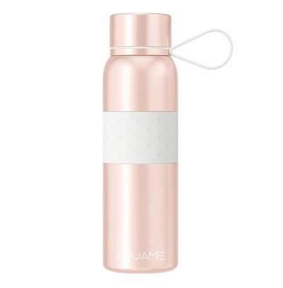 AQUAME Thermo Sport Water Bottle - Chrome Pink