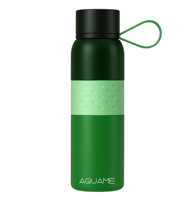 AQUAME Thermo Sport Water Bottle - Green
