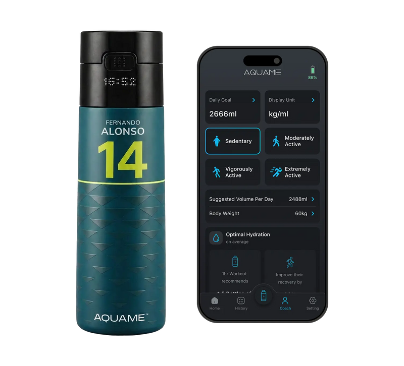 AQUAME x ASTON MARTIN ARAMCO F1® TEAM DRIVER Alonso SMART BOTTLE