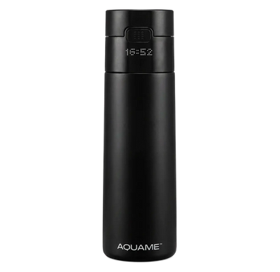 AQUAME 2,0 Botella de agua inteligente Jet Negro