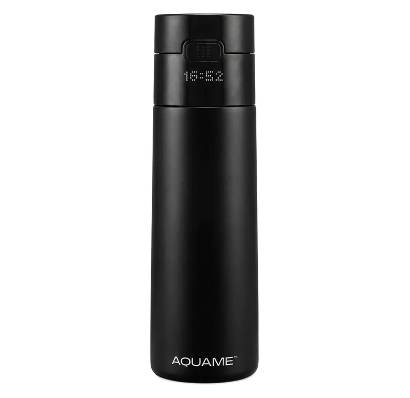 AQUAME 2,0 Botella de agua inteligente Jet Negro