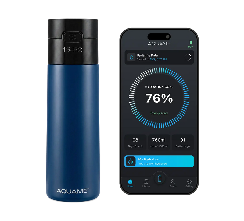 AQUAME 2.0 Smart Bottle - Blue