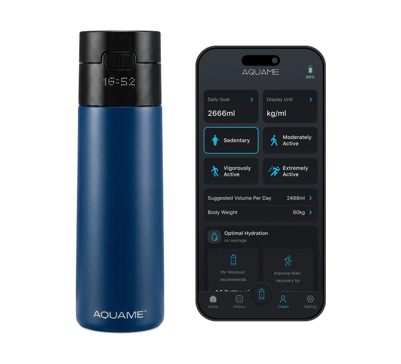 AQUAME 2.0 Smart Bottle - Blue
