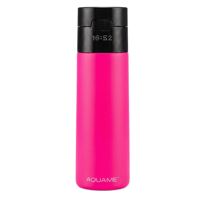 Botella de agua inteligente AQUAME 2,0 Neo Rosa