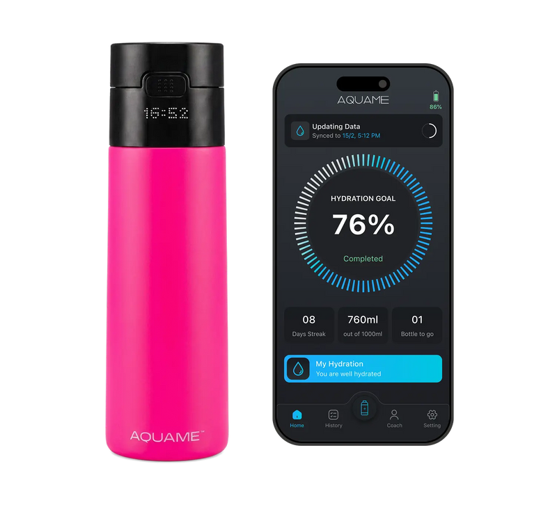 AQUAME 2.0 Smart Bottle - Pink