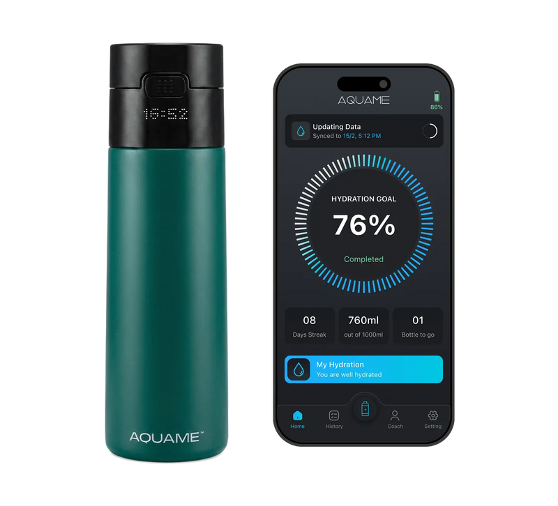AQUAME 2.0 Smart Bottle - Green
