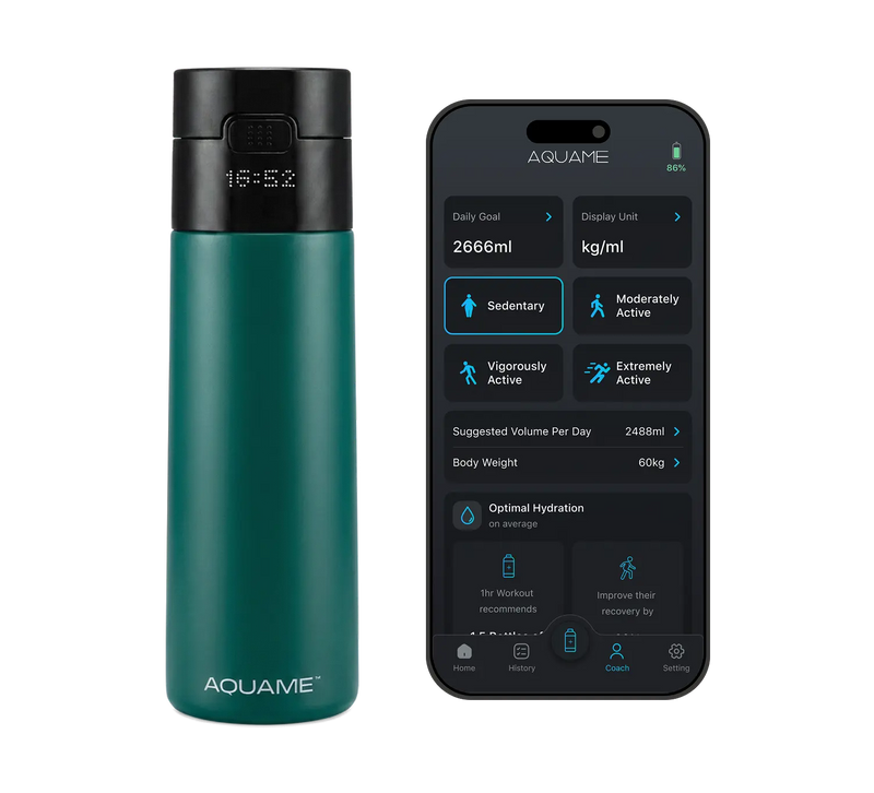 AQUAME 2.0 Smart Bottle - Green