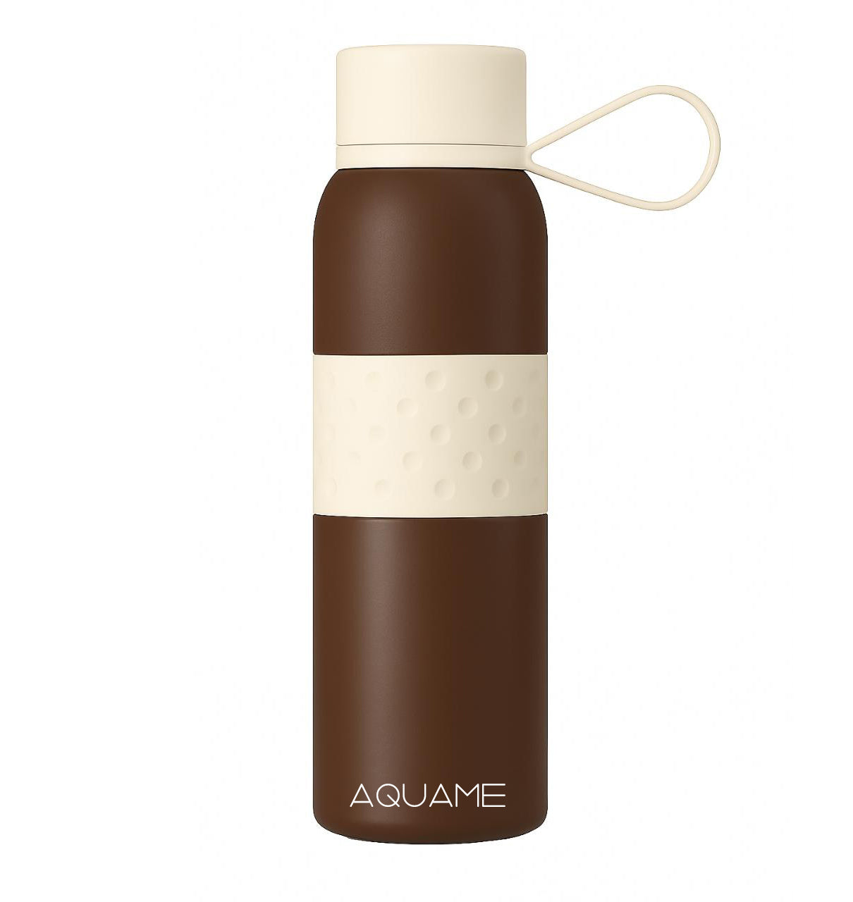 AQUAME Thermo Sport Water Bottle - Coffee